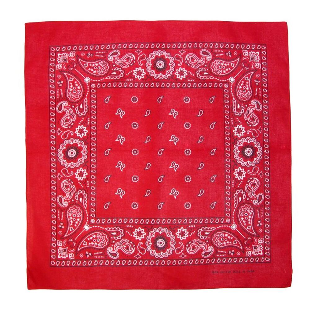 CTM Classic Cotton Paisley Bandana - All-Purpose Function and Style